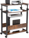 TooCust Height Adjustable Computer Tower Stand, Computer & Machine Carts by TooCust