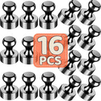 16 Pcs Fridge Magnets, Small Strong Magnetic Push Pins, Kitchen Decor and by VNDUEEY