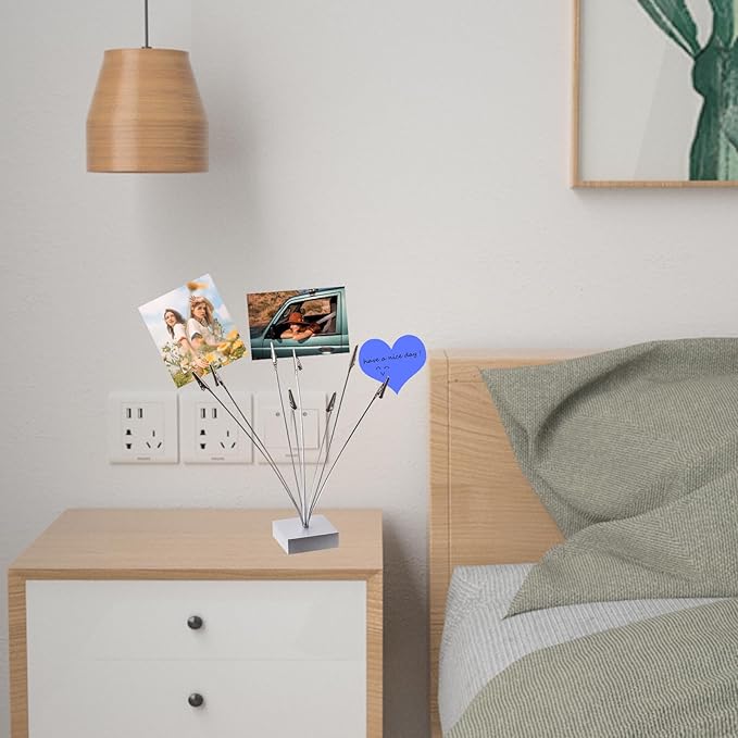 Cube Base 8-Branch Tree Style Memo/Card/Paper/Photo Holder Table Number Holder - Image 6