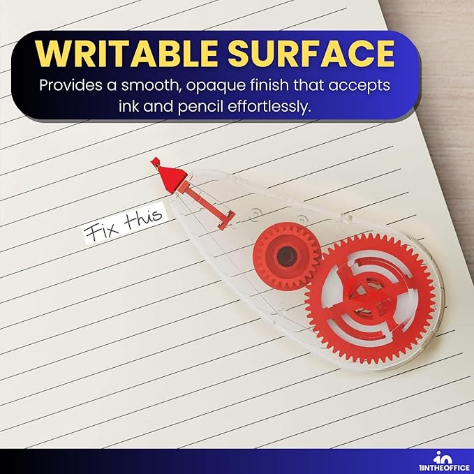 1InTheOffice Correction Tape, Correction Tape Roller - Image 6