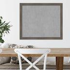 Amanti Art Grey Framed Magnetic Board 22x26 Medium Vision Board - Image 5