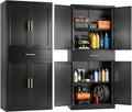 71" metal garage storage cabinet with 1 drawer,2, main product view