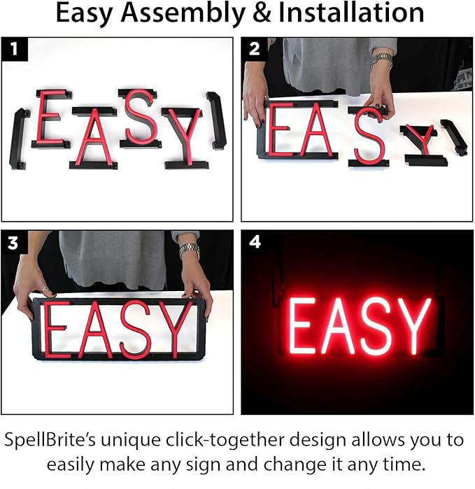 SpellBrite SERVICE Sign | Directional Sign - Image 5