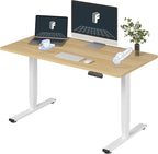 FLEXISPOT E6 3-Stage Dual Motor Electric Standing Desk 55 x 28 Sit Stand Up Desk by FlexiSpot
