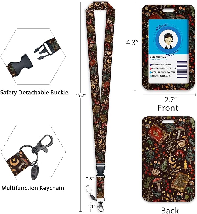 Giancomics Book Mushroom Lanyards - Image 4