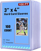 100ct 3"x4" Hard Card Sleeves by Unknown