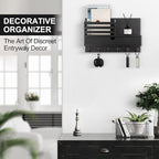Lucundm Key Holder Wall Mount, Mail Holder - Image 4