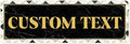Custom Sign, Custom Street Sign, 11 Font Colors, 13 Font Styles, 4 Hole Options by MySignCenter