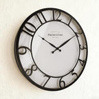Presentime & Co 21" Farmhouse Series Wall Clock, Vintage Style, Retro Clock - Image 3