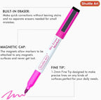 Dry Erase Markers, Shuttle Art 60 Bulk Pack 15 Colors Magnetic Whiteboard - Image 3
