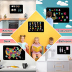 4 Pack Black Magnetic Board, 17.5" x 11.4" Magnet Bulletin Board to Display - Image 6