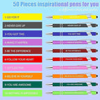 Greengines 50 Pcs Inspirational Pens - Image 3