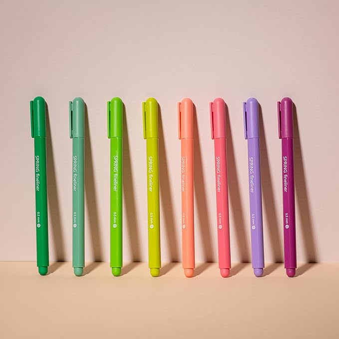 DIVERSEBEE Fine Tip Pens, 8 Bible Pens No Bleed Through, 0.5mm Fine Point - Image 6