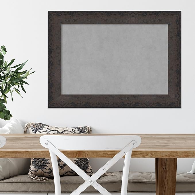 Amanti Art Black Framed Magnetic Board 21x29 Medium Vision Board - Image 5
