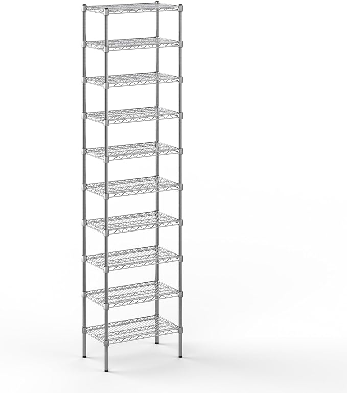 Regal Altair 14" Deep x 24" Wide x 96" Height Wire Shelving Kit | 10-Tier | NSF by Regal+Altair