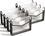 ABC life 8 Pack Plastic Expanding File Folder, Folders by ABClife
