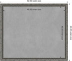 Amanti Art Black Framed Magnetic Board 44x52 Oversize Vision Board - Image 2