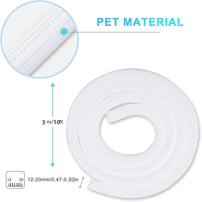 AGPTEK Cable Sleeve Cover, 10ft - Image 5