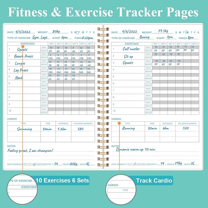 Fitness Journal for Women & Men - Image 3
