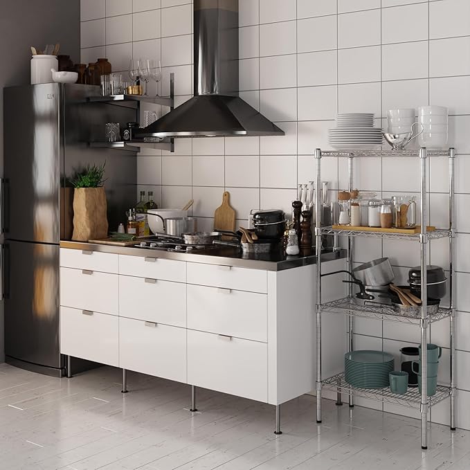 Regal Altair 14" Deep x 24" Wide x 54" Height Wire Shelving Kit | 4-Tier | NSF - Image 2