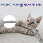 Split Wire Loom Tubing, 25ft Cord Protectors from Pets No Chew, Flexible Wire - Image 7