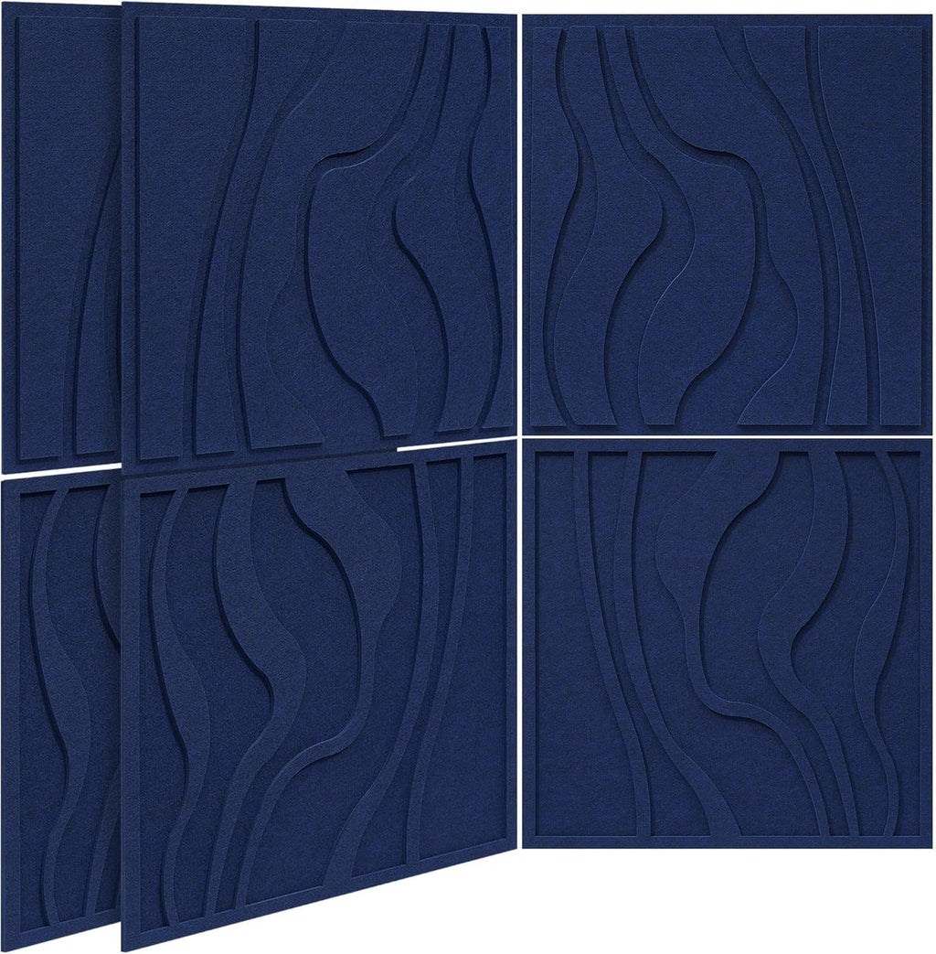 BUBOS Large Acoustic Panels, Self-Adhesive Sound Absorbing Panels Decorative