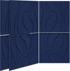 BUBOS Large Acoustic Panels, Self-Adhesive Sound Absorbing Panels Decorative by BUBOS