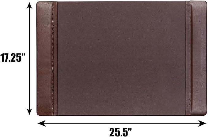 DACASSO Leather Desk Pad with Side Rails - Image 3
