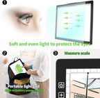 rechargeable a4 light pad - stepless dimmable 6 showing dimensions