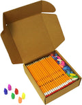 S & E TEACHER'S EDITION 220Pcs Pencils & Erasers Tops Set, by SETEACHERSEDITION