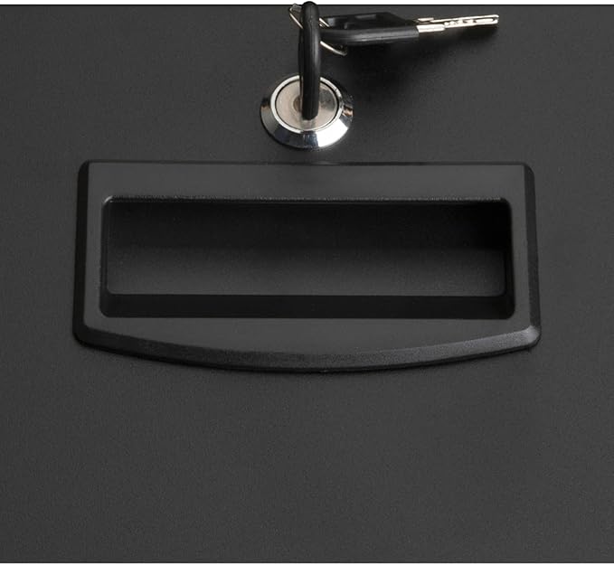 Lorell Standard Lock Mobile File Black 28.35" x 16.54" x 6.50" - Image 7