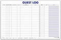 Guest Log Book for Automotive Dealerships – Customer Sign-in Tracking Log – 17" by Unknown