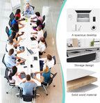 JEHUJD Conference Table, 55.1''Folding Conference Room Table - Image 7
