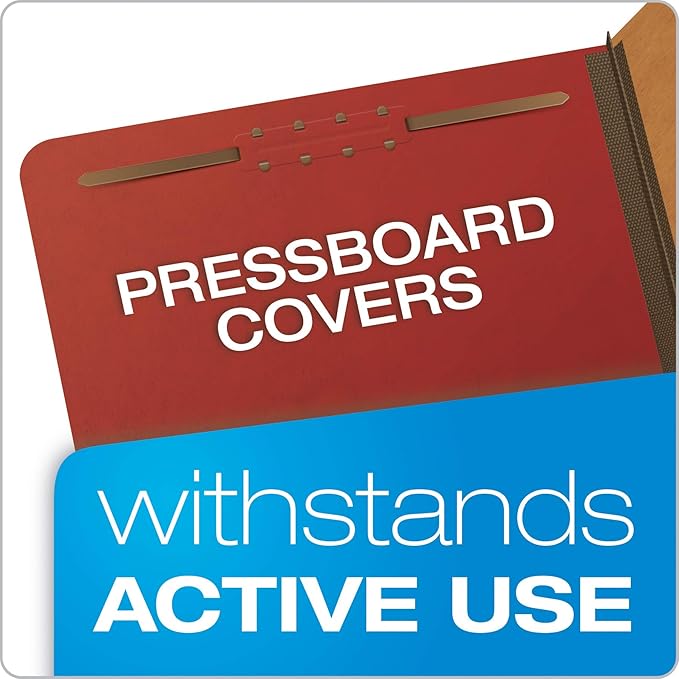 Pendaflex Recycled Classification File Folders, 2 Dividers, 2/5 Tab Cut - Image 6