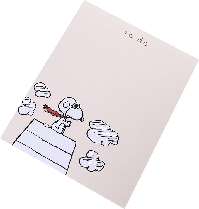 Graphique Peanuts Assorted Notepads Luxe Collection, 60 Sheets/Pad, 6.3” x 8.46” - Image 8
