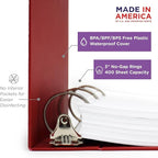 Carstens 3-Inch Heavy Duty Round Ring Binder - Image 3