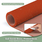 Boutilon Leather Desk Pad Protector, Non-Slip Mouse Pad, Laptop Desk Pad - Image 4