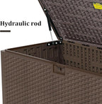 Yardgrace 180 Pro Gallon Deck Box, Outdoor Storage Box Lockable, Waterproof - Image 8