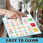 6Pcs Communication Board for Non Verbal Adults Picture Symbol Communication - Image 4