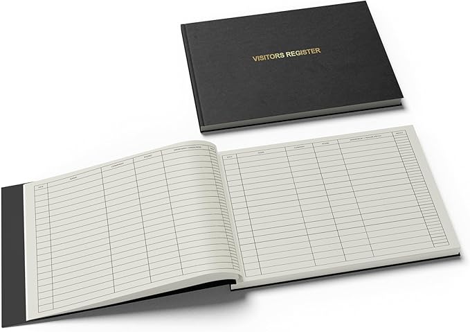Officewerks Visitors Register & Guest Book, 120 Pages, 8 7/8" X 7", Durable - Image 6
