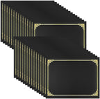 SUNEE Certificate Holders, Diploma Covers Gold Foil Border, by SUNEE