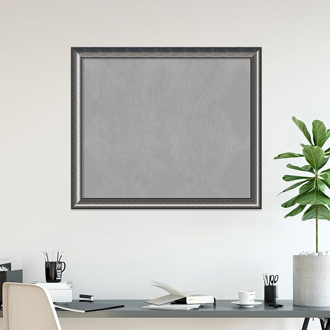 Amanti Art Silver Framed Magnetic Board 46x54 Oversize Vision Board - Image 5