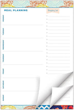 Meal Planning Pad 6"x9", 80 Sheets Per Pad by GlobalPrintedProducts