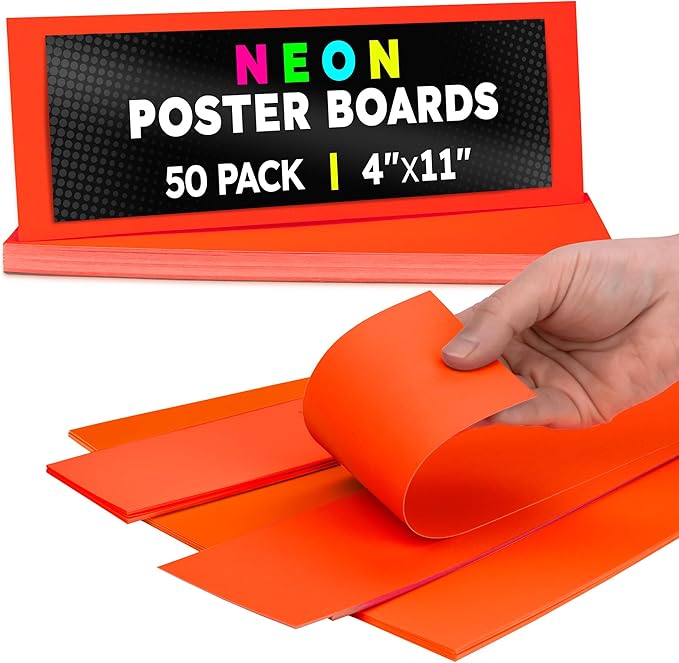 Hygloss Small Poster Board 4x11 by HyglossProductsInc