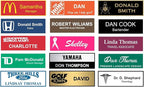 Better Badges Engraved Custom Name Tags Up to 3 Lines of Engraving by Unknown