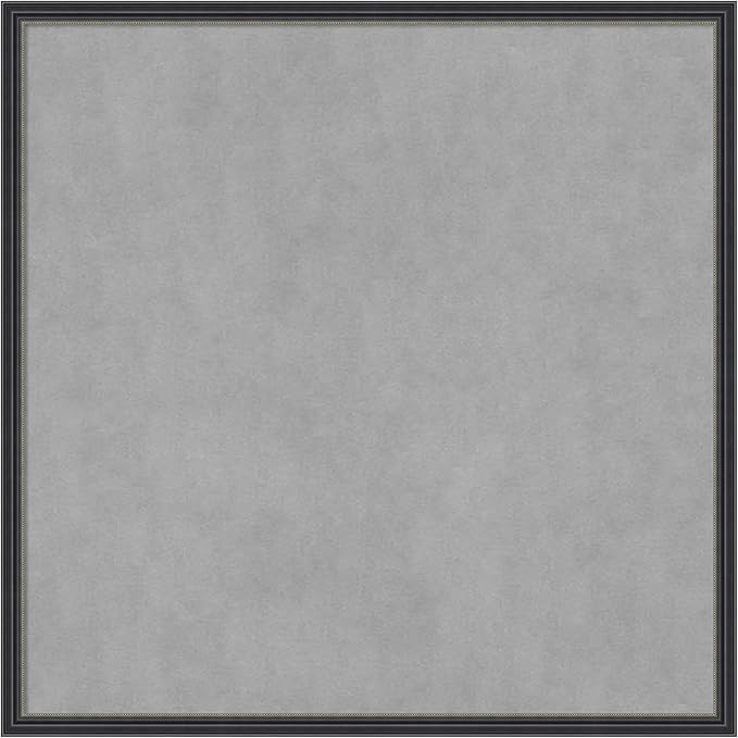 Amanti Art Black Framed Magnetic Board 25x25 Medium Vision Board by AmantiArt