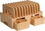 MobileVision Bamboo 12-Port Charging Station & Docking Organizer - Image 2
