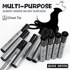 Buecs Permanent Markers, Chisel tip, Waterproof &Fade Resistant, Quick Drying - Image 5