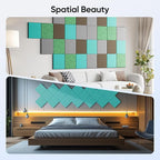 UNECHO 12 Pack 12" X 12" X 0.4" Acoustic Panels - Image 5