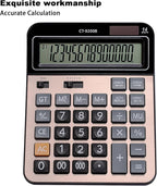 HIHUHEN Large Computer Electronic Calculator Counter Solar & Battery Power 14 - Image 3